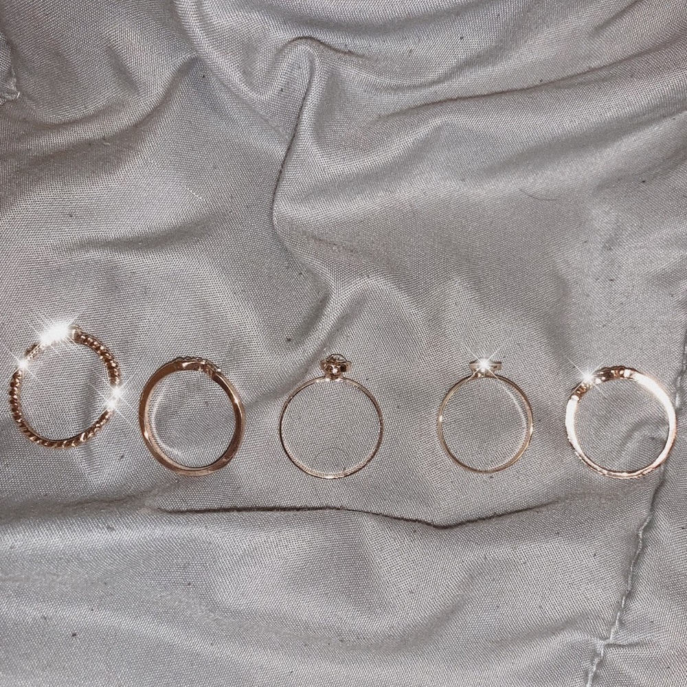 5 piece ring set
